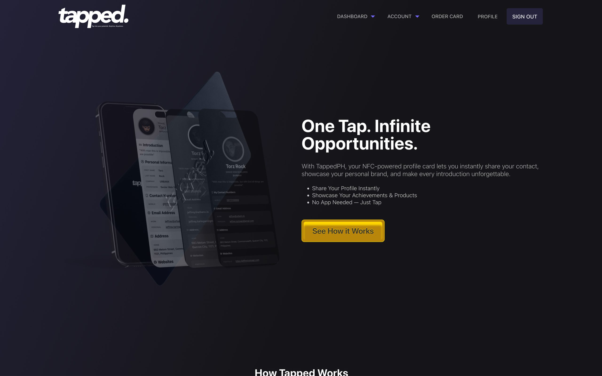Tapped PH